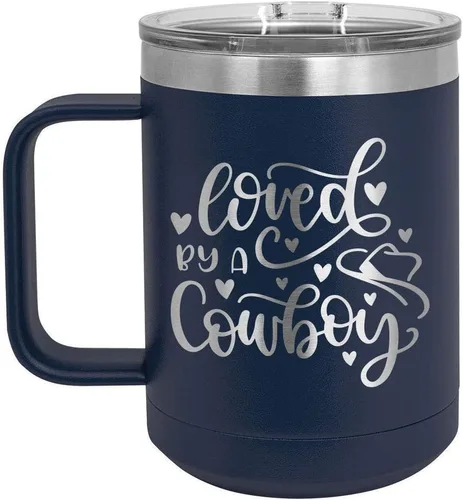 Vista 18 de Taza de café con tapa superior con tapa deslizante, con aislamiento de viaje, ideal para cumpleaños, Navidad o regalo de mujeres o hombres