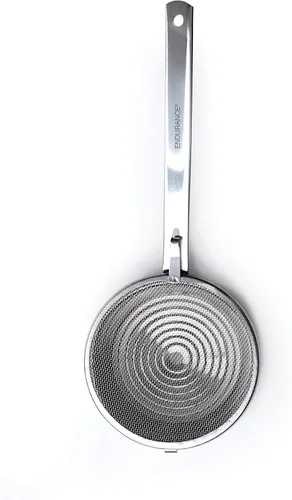 Vista 6 de RSVP International Kitchen Roasting Collection - Bandeja para tostar nueces y semillas, apta para lavavajillas, acero inoxidable