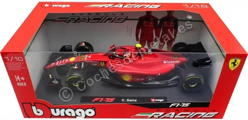 Vista 4 de Bburago 1:18 SFR Ferrari Temporada 2022 Coche