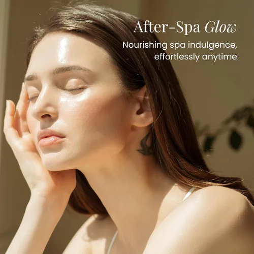 Vista 4 de BEIGIC Máscara hidratante luminosa en láminas, paquete de mascarilla hidratante y reafirmante vegana con péptidos, vitamina C y niacinamida