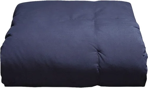 Vista 10 de Blue Ridge Home Fashions - Edredón sintético de microfibra para todas las estaciones, relleno de poliéster hipoalergénico, Algodón, Negro, King