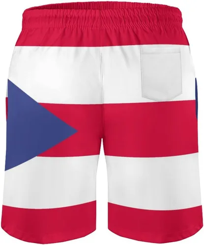 Vista 3 de TAIZIYEAH Traje de baño para hombre con bandera de San Bartolomé, de secado rápido, con forro de malla, trajes de baño de moda, Estilo-7