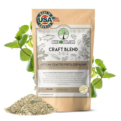 Vista 8 de BuildASoil Fertilizante para huerto de vegetales y alimentos orgánicos para plantas Fertilizante orgánico hecho a mano con 15 ingredientes