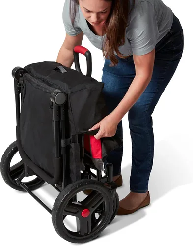 Vista 10 de Radio Flyer - Vagón para niños, cochecito de bebé, juguetes para exteriores para niños de 1 a 3 años, carrito rodante, carrito de playa con ruedas