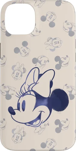 Vista 15 de Funda clásica retro vintage para iPhone 16 Disney Minnie y Mickey Mouse Heads