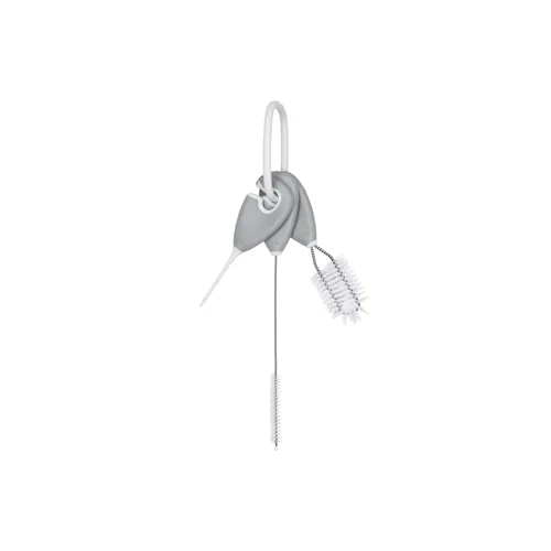 Vista 3 de OXO Tot - Juego de limpieza para botellas y tazas, color gris