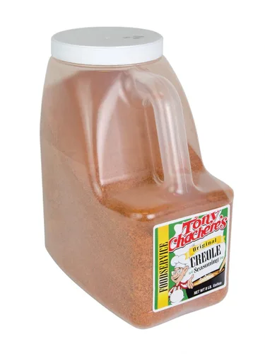 Vista 10 de Tony Chachere's Jarras de servicio de alimentos para condimentos criollos – Original 8 libras, más especias 7 libras o Bold 7 lb – Auténtico sabor