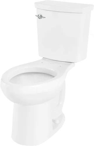 Vista 7 de American Standard H2Option ADA - Inodoro alargado de altura derecha con doble descarga - Palanca de viaje izquierda