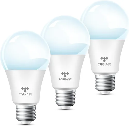 Vista 9 de Torkase Bombillas LED para exteriores del anochecer al amanecer, no requiere temporizador, 13 W (equivalente a 100 W), 3000 K, blanco cálido, E26 A19