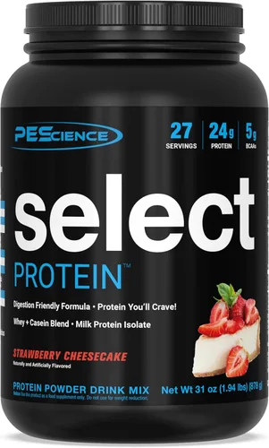 Vista 10 de PEScience Select Protein Powder, mezcla de suero y caseína, proteína limpia en polvo para mujeres y hombres, baja en calorías, baja