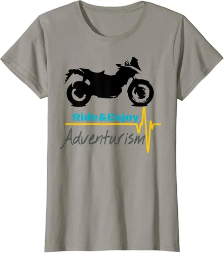 Vista 76 de Camiseta Moto Shirt V-Strom, gris, S Gris Oscuro