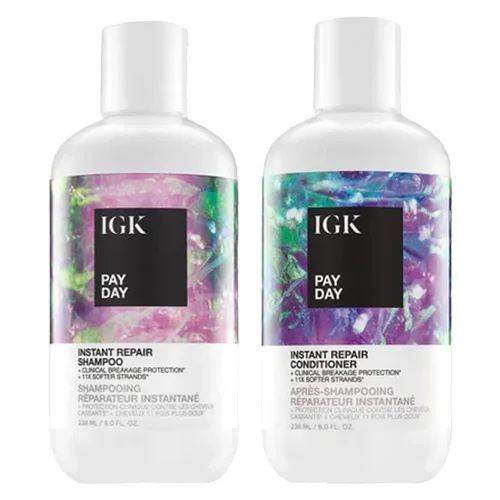 Vista 11 de IGK BLONDE POP - Juego de champú y acondicionador tonificante morado Neutraliza el latón + ilumina el rubio Vegano + libre de crueldad 8 onzas