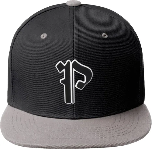 Vista 1643 de Daxton Gorra clásica con visera de billete plano con letras del alfabeto inglés antiguo de la A a la Z