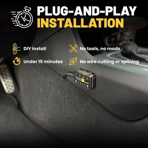Vista 7 de Comandante de pedales para Dodge Charger 2007-2023 Controlador de respuesta