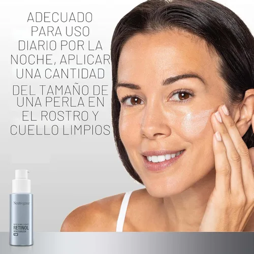 Vista 4 de Neutrogena Crema Hidratante de Noche Retinol para Reparación Rápida de Arrugas, Crema Facial Anti-Edad con Retinol y Ácido Hialurónico, 1 onza