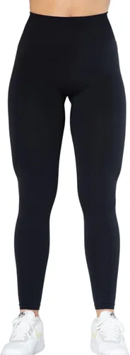 Vista 4 de AUROLA Leggings de entrenamiento para mujer, control de abdomen, a prueba de sentadillas, acanalados, gruesos, sin costuras, pantalones activos