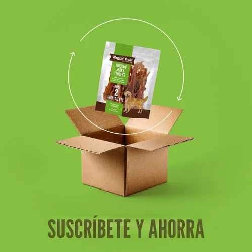 Vista 8 de Waggin' Train Golosinas de pollo para perros, hechas con pechugas de pollo 100% reales, solo dos ingredientes naturales, gran golosina para perros