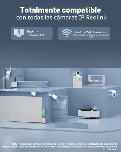 Vista 9 de REOLINK Sistema de cámara de seguridad para el hogar de 5MP 8CH con 2TB HDD