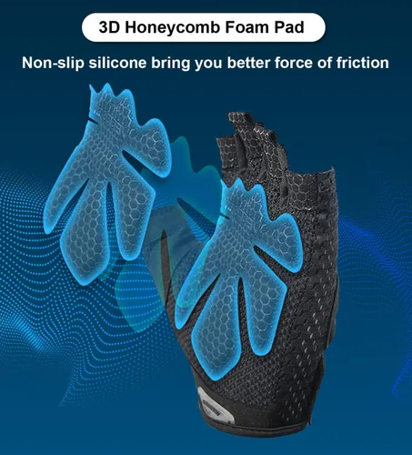 Vista 4 de SUJAYU Guantes de entrenamiento para mujeres y hombres, guantes de gimnasio, guantes de levantamiento de pesas para hombres, guantes