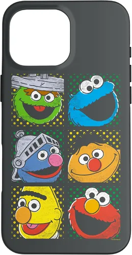 Vista 19 de Funda para iPhone 16 Sesame Street Group Squares