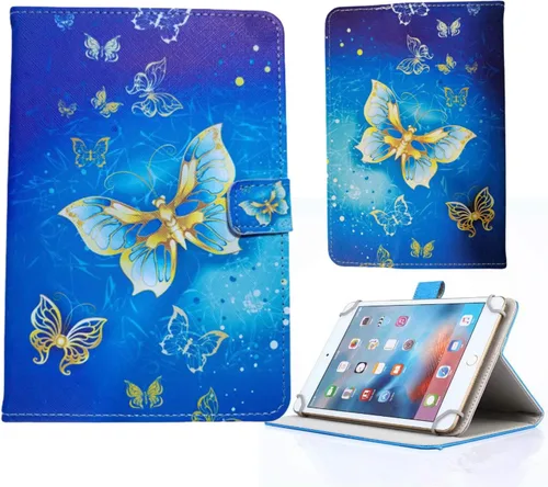 Vista 2 de Funda para Tablet PC de 7''/7.85''/8'', Funda con Soporte Plegable y Sólido, Compatible con Todas las Tabletas PC Universales de 7/7.85/8 pulgadas