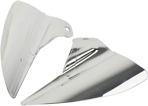 Vista 5 de TCMT Protector de sillín ABS cromado deflector de calor apto para Harley Touring Electra Glide Road Glide Road King Street Glide Trike Glide