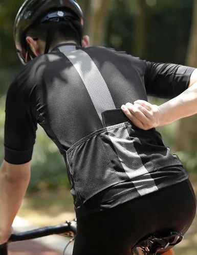 Vista 3 de INBIKE Ciclismo Jersey hombres transpirable bicicleta camisa de secado rápido reflexivo bicicleta ropa para ciclismo de carretera equitación