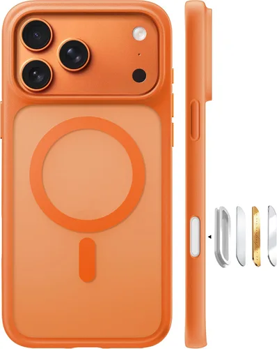 Vista 25 de TORRAS Funda magnética a prueba de golpes para iPhone 12 Pro / iPhone 12, [probada contra caídas de grado militar] [compatible con MagSafe] Negro