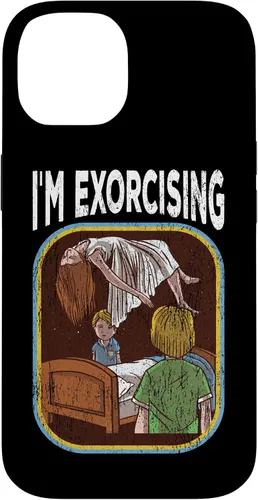 Vista 4 de Funda de nostalgia vintage de película de terror para iPhone 16