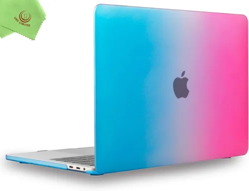 Vista 67 de UESWILL Estuche rígido mate suave compatible con MacBook Pro de 15 pulgadas con Touch Bar y USB-C de 2016-2019, modelo A1990 A1707, negro