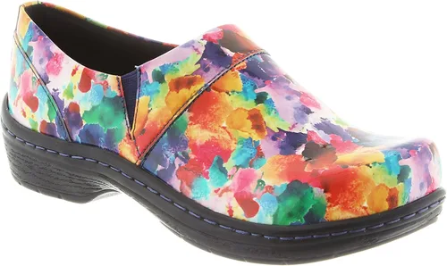 Vista 17 de KLOGS Calzado de mujer Mission diseño cerrado Zueco de enfermería Negro Smooth Wnstn
