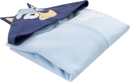Vista 9 de Bluey Sudadera con capucha con orejas 3D Sudadera con capucha con cremallera Sudadera con capucha de disfraz para niños Edades de 2 a 8 años