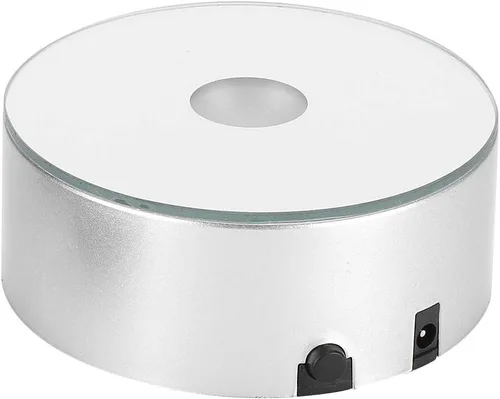 Vista 7 de 4 bases de luz, multicolor cambiante, base de exhibición de luz USB, soporte de exhibición con interruptor táctil sensible para cristal 3D, bola
