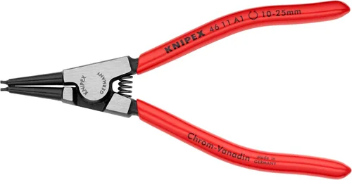 Vista 12 de KNIPEX 46 31 A12 Alicates para anillos de seguridad externos de 10-25mm 45° en ángulo, Multicolor