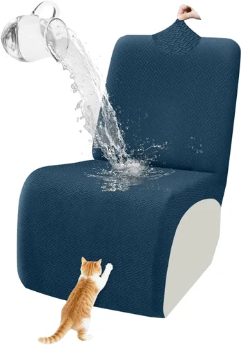 Vista 73 de ALIECOM Fundas 100% impermeables para sofá seccional reclinable, forma de L, elásticas, para esquina, funda para sofá seccional reclinable, lavable