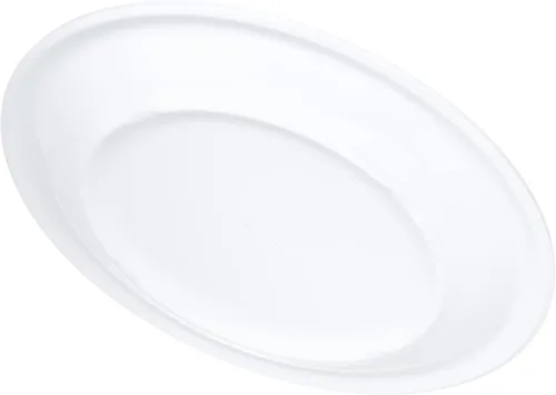 Vista 6 de Carlisle FoodService Products Dallas Ware - Plato de plástico reutilizable con borde para bufés, hogar y restaurantes, melamina, 9 pulgadas, blanco