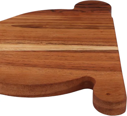 Vista 3 de Affinity Decor Tabla de servir de madera en forma de conejo, tabla de cortar de madera para cocina, tablas de charcutería de madera, divertido plato