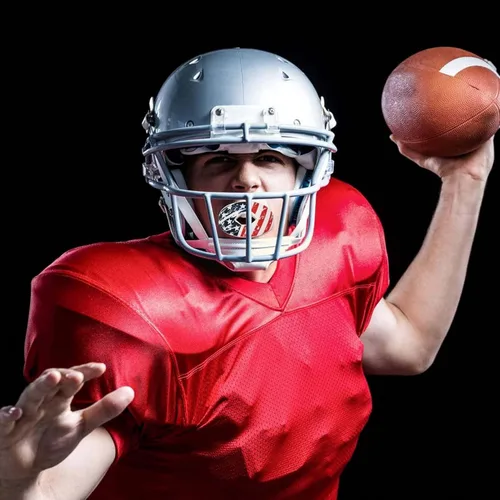 Vista 7 de Protector bucal de fútbol americano con correa, protector bucal transpirable para jóvenes y adultos, protector de dientes y labios