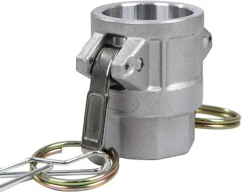 Vista 2 de 2 piezas de aluminio Camlock (1 pulgada D) accesorios de manguera de leva y ranura, accesorios de bloqueo de leva, acoplador hembra x rosca NPT