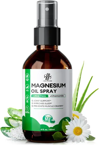 Vista 8 de iMATCHME Spray de aceite de magnesio para pies y cuerpo – Spray tópico de magnesio para dormir, calambres en las piernas y relajación muscular