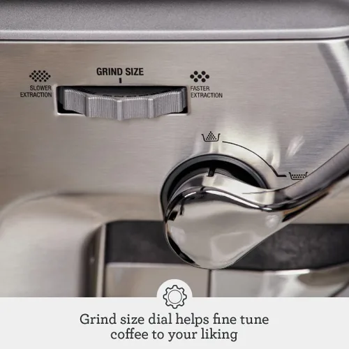Vista 5 de Breville Barista Express Impress BES876BST, acero inoxidable negro
