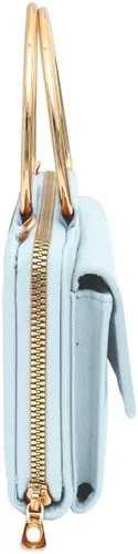 Vista 3 de EVVE Bolso de mano pequeño con asa superior, bolso cruzado de moda para teléfono celular para mujer