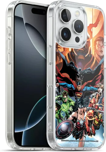 Vista 130 de Head Case Designs Funda de gel con licencia oficial de la Liga de la Justicia DC Comics #10 Darkseid War Comic Book Cover