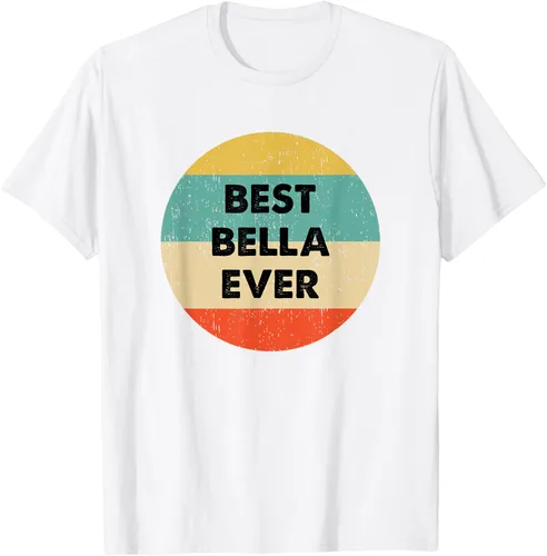 Vista 67 de Bella Name - Camiseta, Negro, S