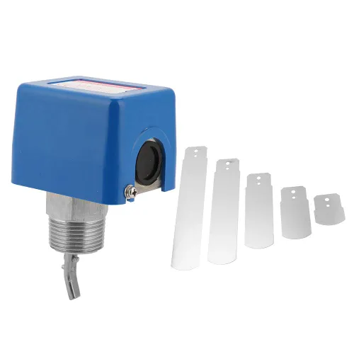 Vista 2 de HFS-25 1"/DN25 SPDT contactos interruptor de agua, interruptor de control de paleta de agua líquida 6-380V