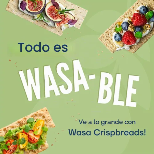 Vista 5 de Wasa, pan crujiente de sésamo y sal marina sin gluten, peso neto. 6.1 onzas
