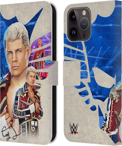 Vista 100 de Head Case Designs Funda con licencia oficial de la WWE American Nightmare Flag Cody Rhodes compatible con Apple iPhone 11