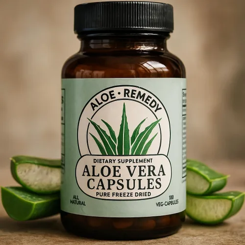 Vista 7 de Cápsulas de aloe vera, 180 unidades de gel liofilizado y polvo de hojas para IC BPS que apoyan la salud digestiva y de la vejiga, suplemento natural
