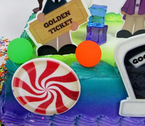 Vista 2 de Willy Wonka y la fábrica de chocolate Cake Topper