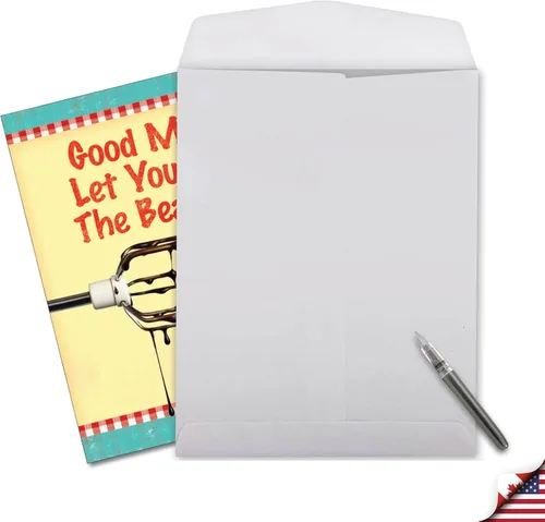 Vista 6 de NobleWorks Tarjeta de felicitación para el Día de la Madre Jumbo de 8.5 x 11 pulgadas con sobre (paquete de 1) Big Jumbo Mom Lick Beaters J9866MDG-US